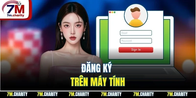 Đăng ký trên máy tính