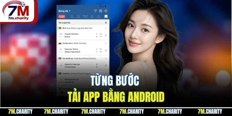 Từng bước tải app bằng Android